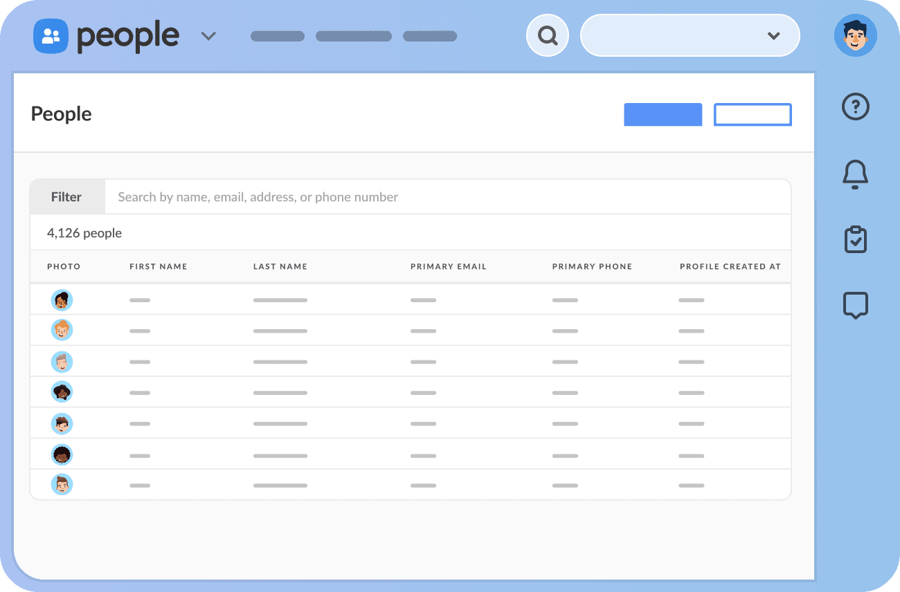 Planning Center Screenshot