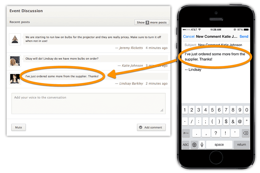 Post A Comment Using Email