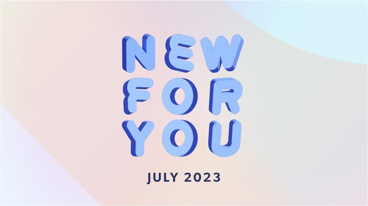 New for You in Planning Center July 2023