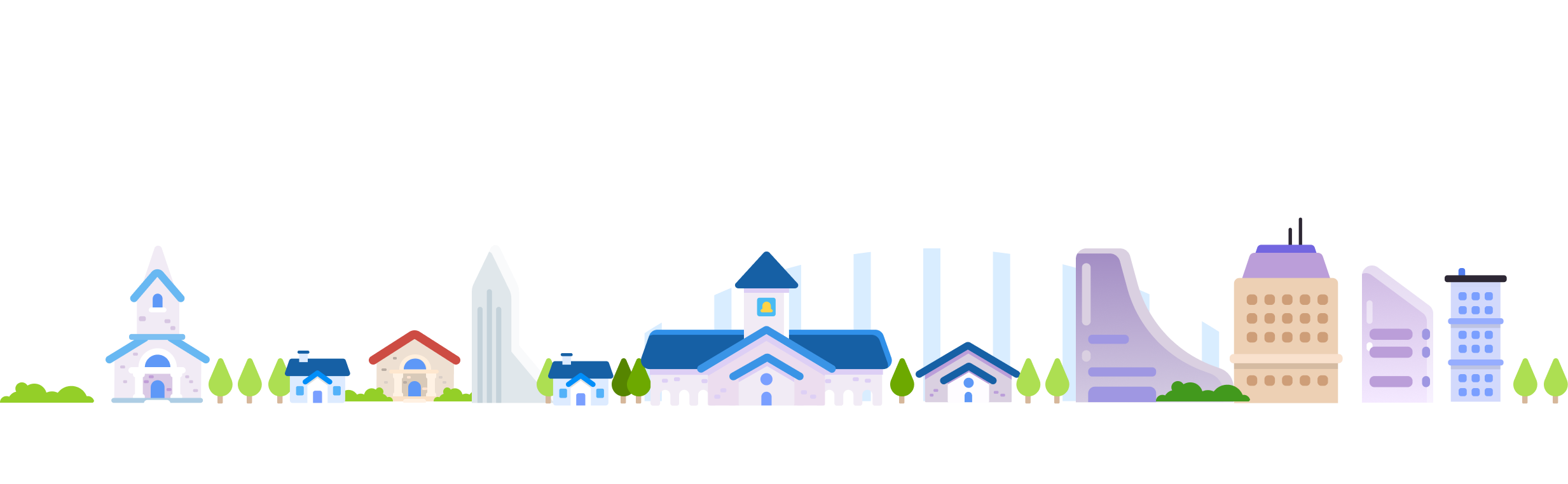 City buildings illustration